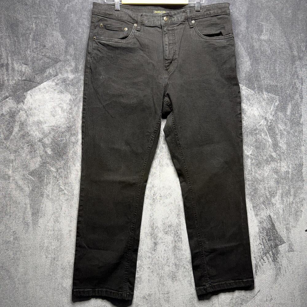 Urban Star Jeans Mens 38x30 Gray Regular Straight Dark Wash Denim Workwear